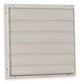 Dayton 18 in Backdraft Damper / Wall Shutter, 18-1/2 in x 18-1/2 in 5C213