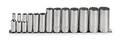 Proto 3/8" Drive Deep Socket Set SAE 13 Pieces 1/4 in to 1 in , Full Polish J52112