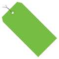 Partners Brand Shipping Tags, Pre-Wired, 13 Pt., 4 3/4" x 2 3/8", Green, 1000/Case G11053D