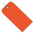Partners Brand Plastic Shipping Tags, Pre-Wired, 4 3/4" x 2 3/8", Orange, 100/Case G26053W