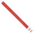 Tyvek Tyvek® Wristbands, 3/4" x 10", Red, 500/Case WR101RD