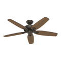 Hunter Indoor/Outdoor Ceiling Fan, 52" Blade Dia., 1 Phase, 120 53292