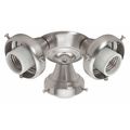 Hunter Low-Profile Three Light Fitter, Brushed Nickel 99136