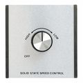 Hunter Fan Speed Rotary Wall Control, Brushed Steel 22394