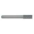 Cle-Line Carbide Bur, 1845 SA-1 CLE-SA Cylindrical Bur w/o End Cut Double Cut 1/4"x1/4" Solid Carbide Shank C17552