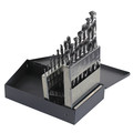 Cle-Line 15PC 118° General Purpose Jobber Length Drill Set Cle-Line 1898 Bright HSS RHS/RHC 1/16-1/2x1/32 C21108