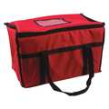 San Jamar Insulated Food Carrier, Large, Red FC2212-RD