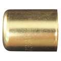 Milton Brass Hose Ferrule, 3/4" OD, PK100 1654-9BK