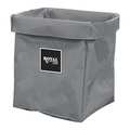 Royal Basket Trucks X-Frame Bag, 8 Bu, Gray Vinyl R08-GGX-XBN