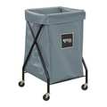 Royal Basket Trucks X-Frame Cart, 6 Bu, Gray Vinyl R06-GGX-XFA-3ONN