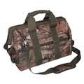 Bucket Boss Gatemouth 16 Tool Bag, Camouflage, Double Wall 600 Poly Ripstop Fabric, 16 Pockets 85016