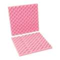 Partners Brand Anti-Static Convoluted Foam Sets, 16" x 16" x 2", Pink, 12/Sets per Case FCSA16162
