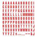 Magna Visual Letters, Red/White, 120, 3/4" x 1/2" PFA-23