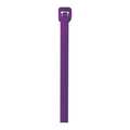 Partners Brand Colored Cable Ties, 40#, 8", Purple, 1000/Case CT444E