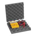 Partners Brand Convoluted Foam Sets, 10" x 10" x 2", Charcoal, 24/Sets per Case FCSC10102