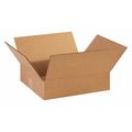 Partners Brand Flat Corrugated Boxes, 14 3/8" x 12" x 3 1/2", Kraft, 25/Bundle 14123