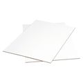 Partners Brand Corrugated Sheets, 48" x 40", White, 5/Bundle SP4048W