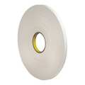 3M 3M™ 4462 Double Sided Foam Tape, 1/2" x 72 yds., 1/32", White, 1/Case T95344621PK