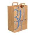 Partners Brand 12" x 7" x 17" Flat Handle Grocery Bags, PK 300 BGFH102UP