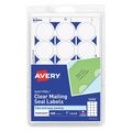 Avery Dennison Mailing Labels, Clear, PK480 05248