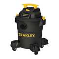 Stanley Wet/Dry Vacuum, 6 gal., 4 HP, SSteel Tank, 1-1/4" Hose Dia., Foam 85 cfm SL18116P