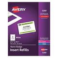 Avery Dennison Name Tag Refills, PK50 5390