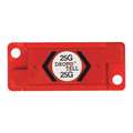 Drop-N-Tell Drop-N-Tell® Resettable Indicator 25G, Red, 25/Case DNT25R