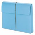 Smead Wallet, 2", Elastic Cord, Blue, PK10 77203