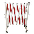 Versa-Guard Portable Expandable Safety Barricades, White/Red VG-4000-C