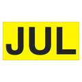 Tape Logic Tape Logic® Months of the Year Labels, "JUL", 3" x 6", Fluorescent Yellow, 500/Roll DL6822