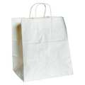 Partners Brand Paper Shopping Bags, 14" x 10" x 16 1/4", White, 200/Case BGS107W