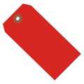 Partners Brand Plastic Shipping Tags, 4 3/4" x 2 3/8", Red, 100/Case G26056