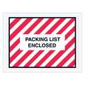 Tape Logic Tape Logic® "Packing List Enclosed" Envelopes, 4 1/2" x 6", Red/White, 1000/Case PL409