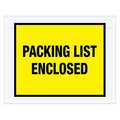 Tape Logic Tape Logic® "Packing List Enclosed" Envelopes, 7" x 5 1/2", Yellow, 1000/Case PL405