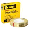 Scotch Scotch® 665 Double Sided Tape (Permanent), 3.0 Mil, 1" x 36 yds., Transparent, 12/Case T9551665