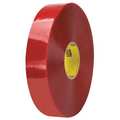 Scotch 3M™ 3779 Pre-Printed Carton Sealing Tape, 1.9 Mil, 2" x 1000 yds., Clear/Red, 6/Case T9033779