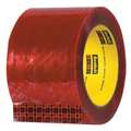 Scotch 3M™ 3779 Pre-Printed Carton Sealing Tape, 1.9 Mil, 3" x 110 yds., Clear/Red, 6/Case T90537796PK