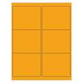 Tape Logic Tape Logic® Rectangle Laser Labels, 4" x 3 1/3", Fluorescent Orange, 600/Case LL180OR