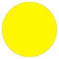 Tape Logic Inventory Circle Labels, 1/2", Fluorescent Yellow, 500 Labels/Roll DL690L
