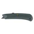 Partners Brand Utility Knife, Safety Grip, Gray, PK10 Safety Blade, 10 PK KN114
