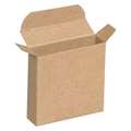 Partners Brand Reverse Tuck Folding Cartons, 3 1/4" x 1 3/16" x 3 1/4", Kraft, 1000/Case RTC28