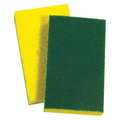 Scotch-Brite 3M™ Scotch-Brite™ Scrub Sponge 74, Green/Yellow, 20/Case MROS3M109