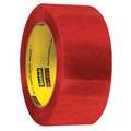 Scotch 3M™ 3199 Security Tape, 2.0 Mil, 2" x 110 yds., Clear/Red, 36/Case T9023199