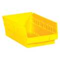 Partners Brand Shelf Storage Bin, Yellow, 30 PK BINPS103Y