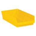 Partners Brand Shelf Storage Bin, Yellow, 8 PK BINPS114Y