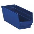 Partners Brand Shelf Storage Bin, Blue, 36 PK BINPS102B