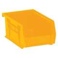 Partners Brand Hang & Stack Storage Bin, Yellow, 12 PK BINP0965Y