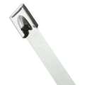 Partners Brand Stainless Steel Cable Ties, 150#, Silver, 14", 100/Case CTSS1418