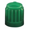 Milton Green Plastic Dome Cap, TR VC8, PK100 438