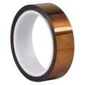 Tapecase Polyimide Tape, Amber, 0.375" x 5. yd. BA